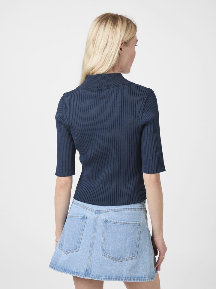 Balidira Knit Polo Navy | Skjorter og bluser | Smuk - Dameklær på nett