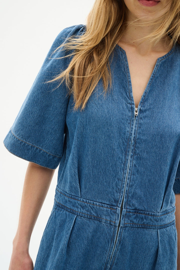 Ballariziw Jumpsuit Blue Denim | Jumpsuits | Smuk - Dameklær på nett