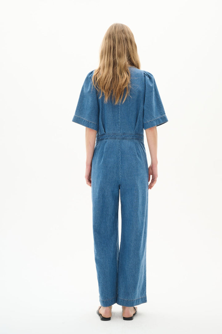 Ballariziw Jumpsuit Blue Denim | Jumpsuits | Smuk - Dameklær på nett
