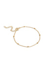 Beaded Chain Bracelets Gold