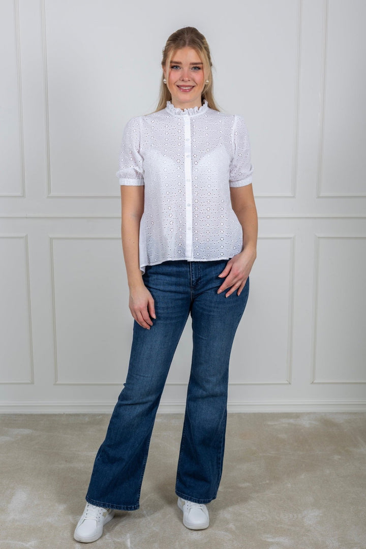 Bella Blouse White | Skjorter og bluser | Smuk - Dameklær på nett