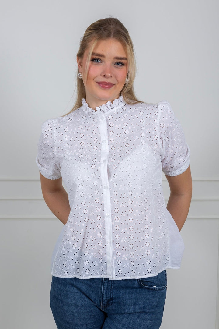Bella Blouse White | Skjorter og bluser | Smuk - Dameklær på nett