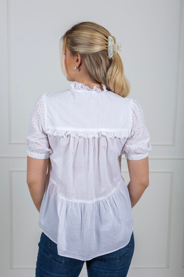 Bella Blouse White | Skjorter og bluser | Smuk - Dameklær på nett