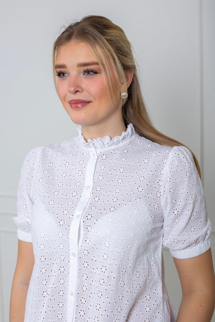 Bella Blouse White | Skjorter og bluser | Smuk - Dameklær på nett