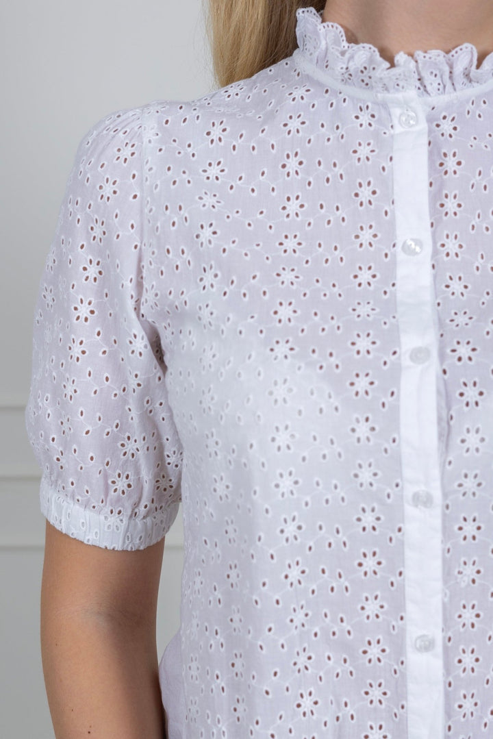 Bella Blouse White | Skjorter og bluser | Smuk - Dameklær på nett