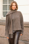 Bella Mohair Sweater Taupe