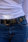 Bennett Belt Black Gold