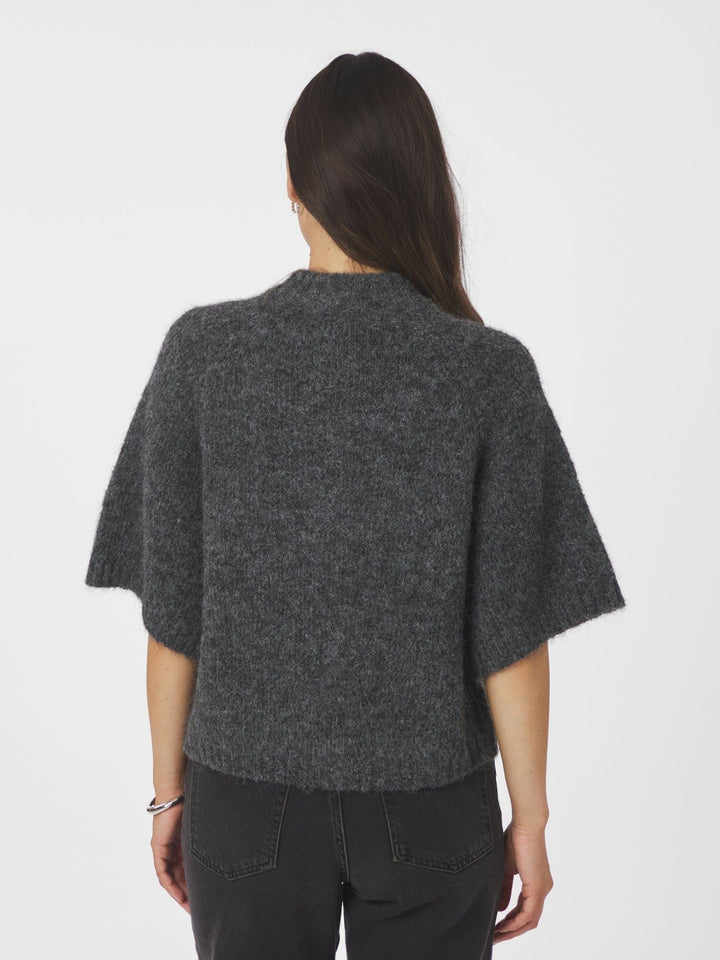 Benuta Fluffy Knit Cardigan Antracit Melange | Genser | Smuk - Dameklær på nett