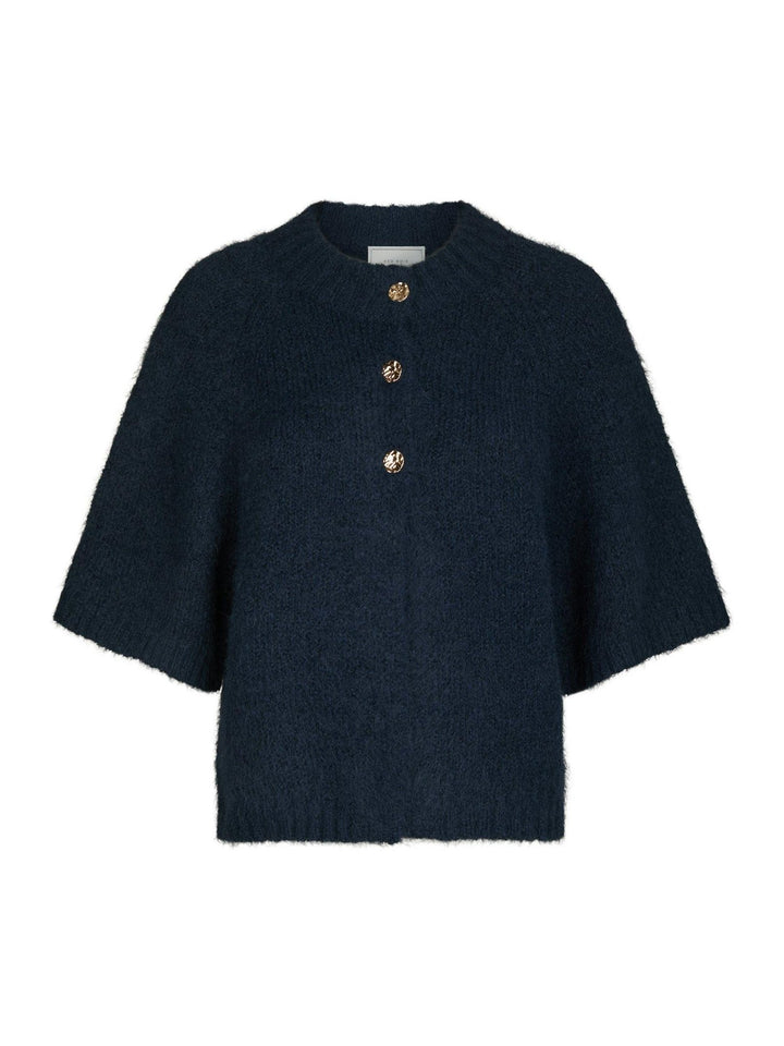 Benuta Fluffy Knit Cardigan Navy | Genser | Smuk - Dameklær på nett