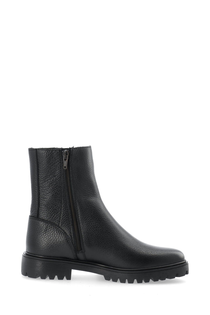 Biagina Mid Chelsea Boot Tumbled Leather Black | Sko | Smuk - Dameklær på nett