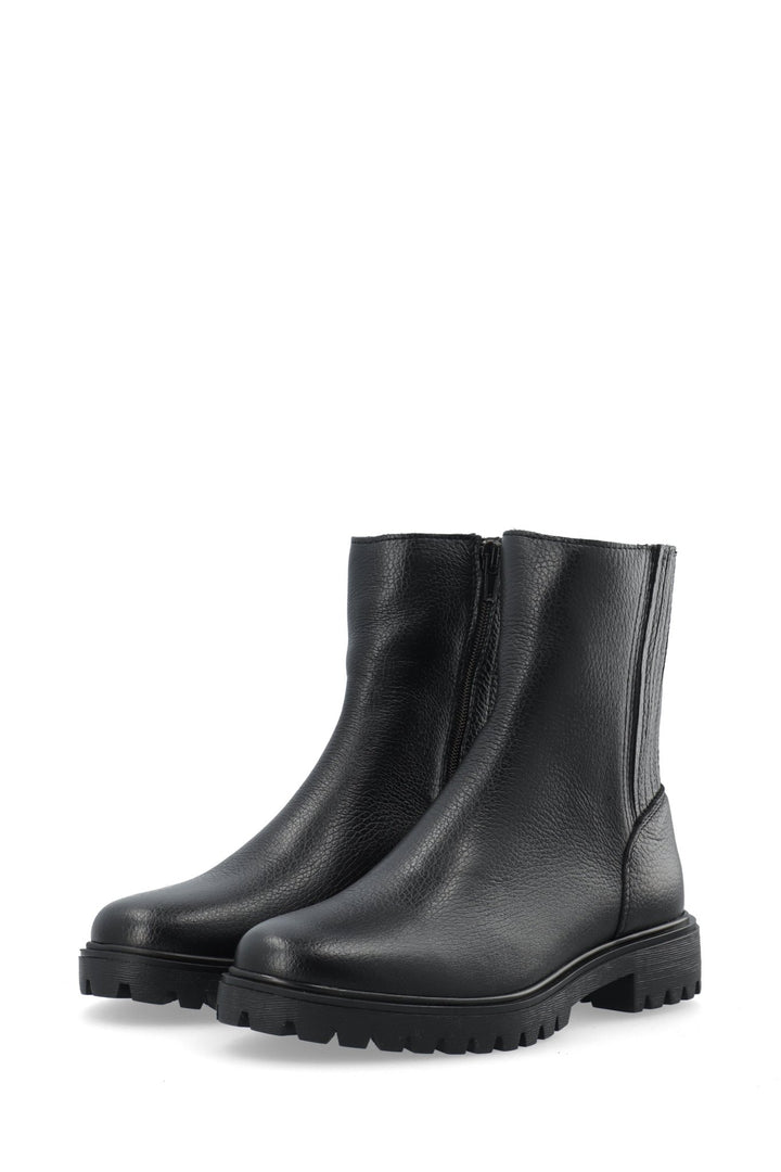 Biagina Mid Chelsea Boot Tumbled Leather Black | Sko | Smuk - Dameklær på nett