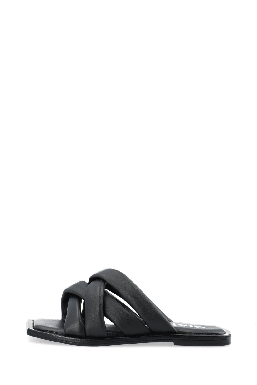 Bialillie Padded Cross Slide Smooth Leather Black | Sko | Smuk - Dameklær på nett