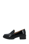 Biapearl Simple Penny Loafer Patent Aquarius Black