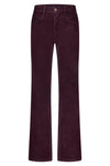 Bibette Pants 10W Cord Aubergine