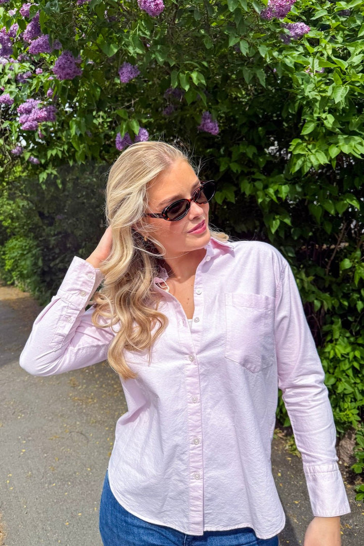 Bibi Shirt Light Pink | Skjorter og bluser | Smuk - Dameklær på nett