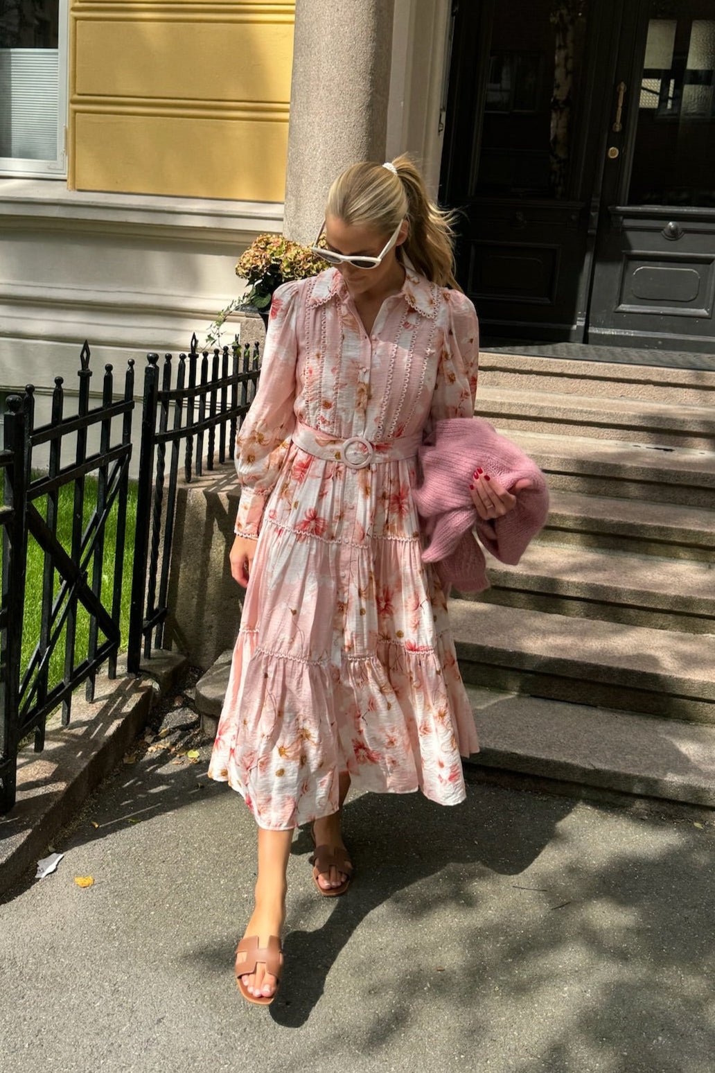 Billa Ls Long Dress Chintz Rose Billa Aop | Kjoler | Smuk - Dameklær på nett