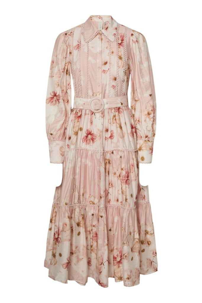 Billa Ls Long Dress Chintz Rose Billa Aop | Kjoler | Smuk - Dameklær på nett
