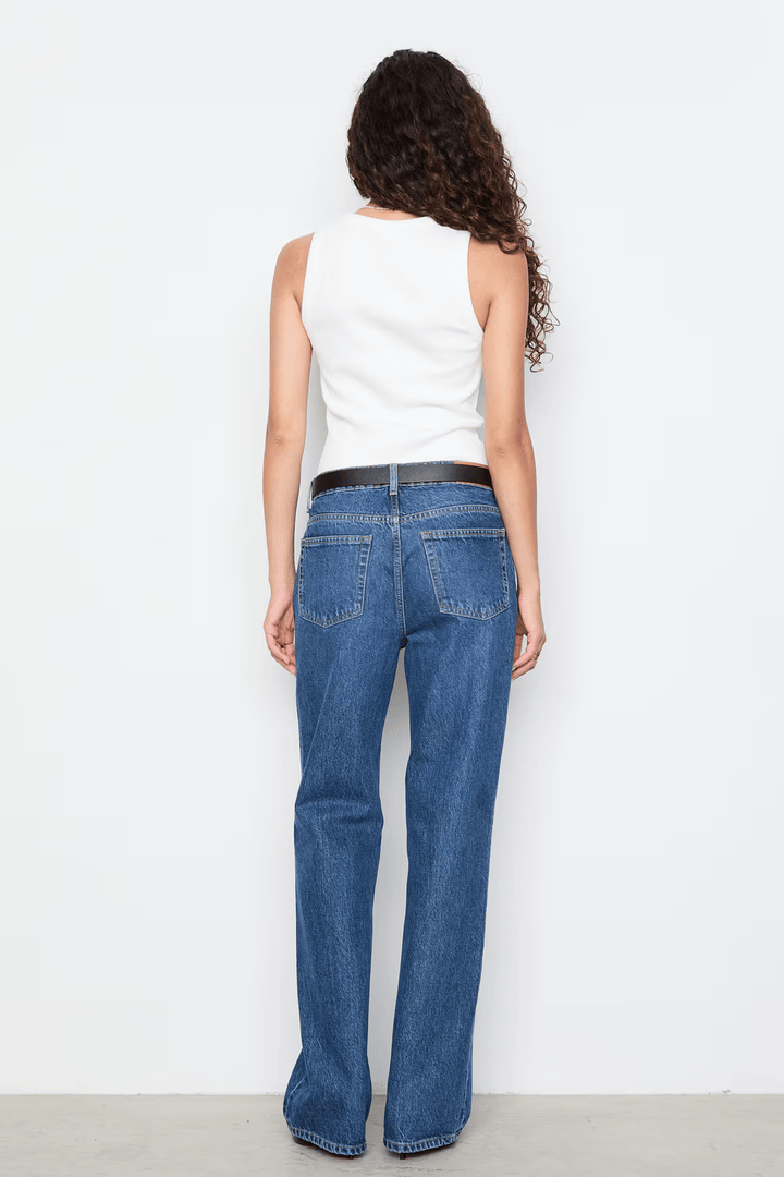 Billie Jeans Washed Dark Blue | Bukser | Smuk - Dameklær på nett