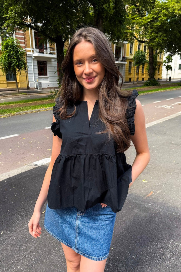 Blair - Ida Sl Top Black | Topper | Smuk - Dameklær på nett