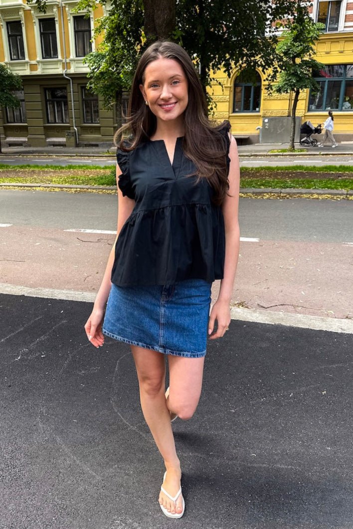 Blair - Ida Sl Top Black | Topper | Smuk - Dameklær på nett