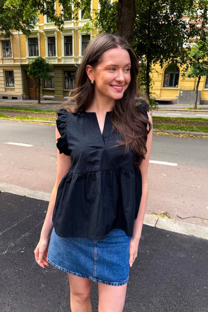 Blair - Ida Sl Top Black | Topper | Smuk - Dameklær på nett