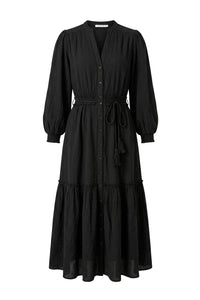 Bohemian Midi Dress Black