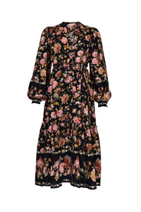 Bohemian Midi Dress Evening Field