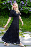 Bohemian Relaxed Dress Black