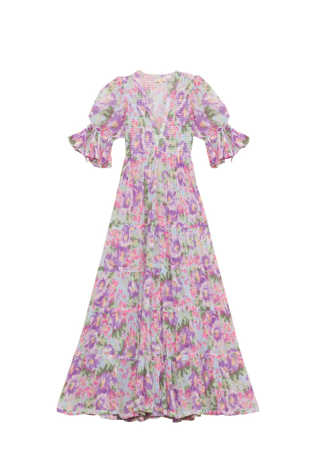Bohemian Relaxed Dress Brushed Flowers | Kjoler | Smuk - Dameklær på nett