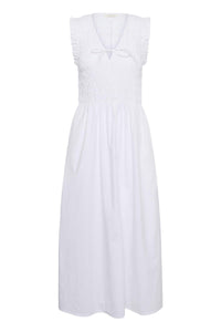 Borgnette Dress Bright White