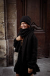 Boxy XL Scarf Black