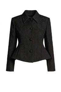 Brocade Blazer Black