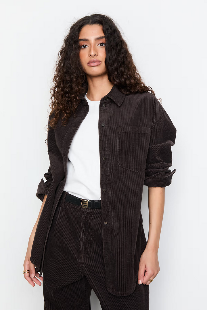 Alex Cord Shirt Dark Brown