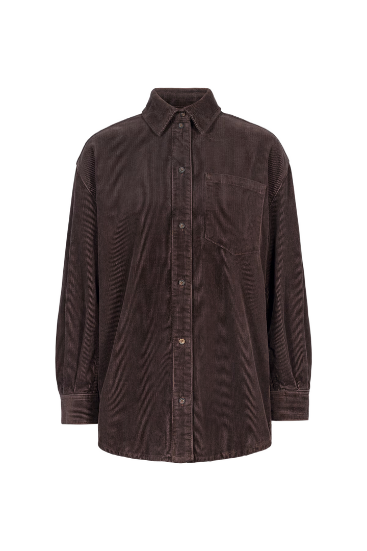 Alex Cord Shirt Dark Brown