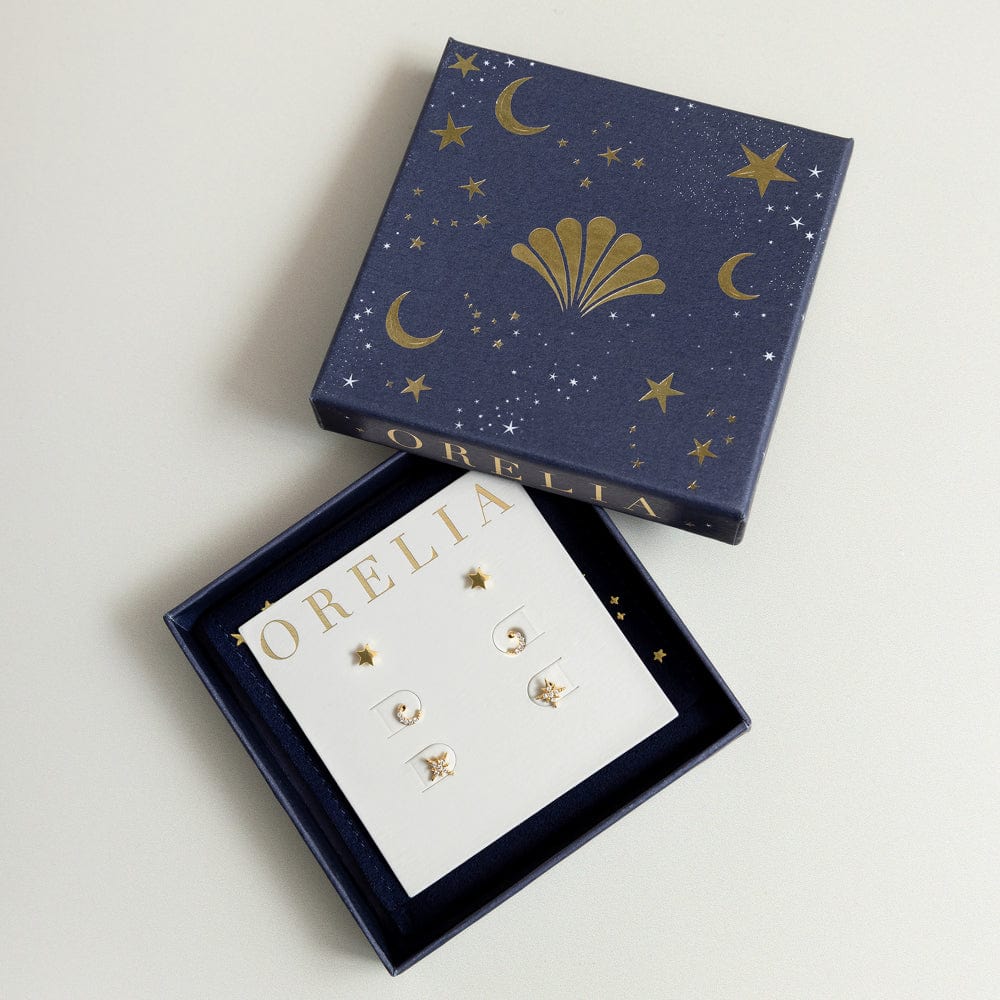 Celestial Pave Stud Pack Gift Box Pale Gold | Accessories | Smuk - Dameklær på nett