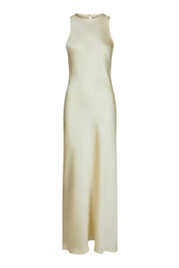 Celinie Heavy Sateen Dress Light Yellow
