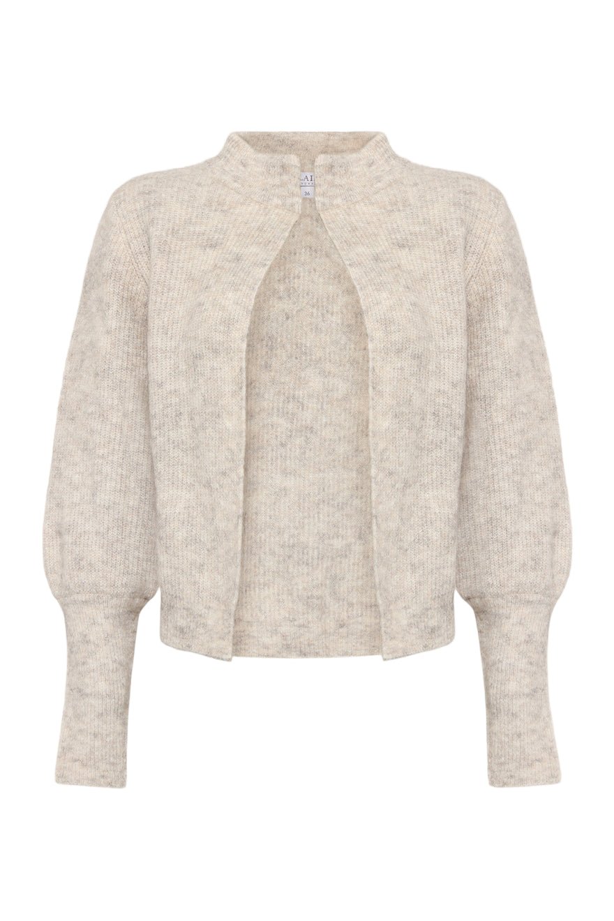 Chelsea Knit Snow White Melange | Genser | Smuk - Dameklær på nett