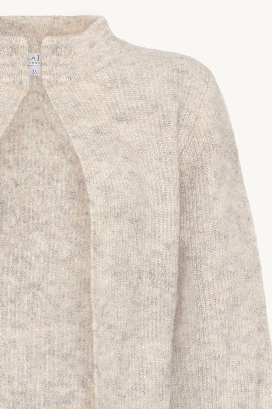 Chelsea Knit Snow White Melange | Genser | Smuk - Dameklær på nett