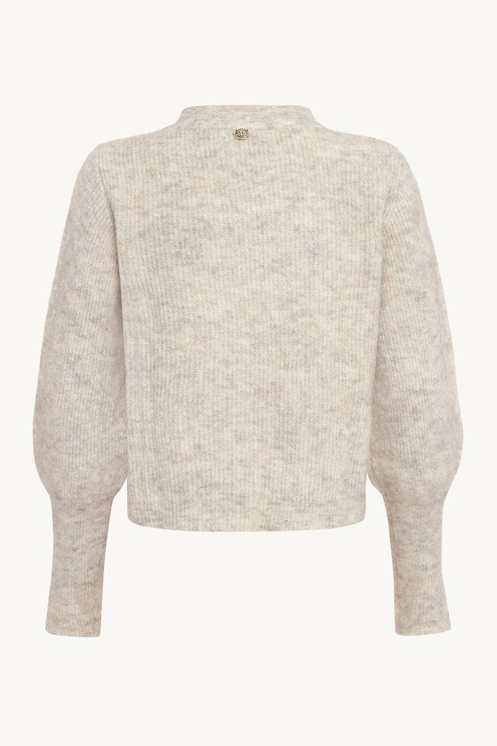 Chelsea Knit Snow White Melange | Genser | Smuk - Dameklær på nett