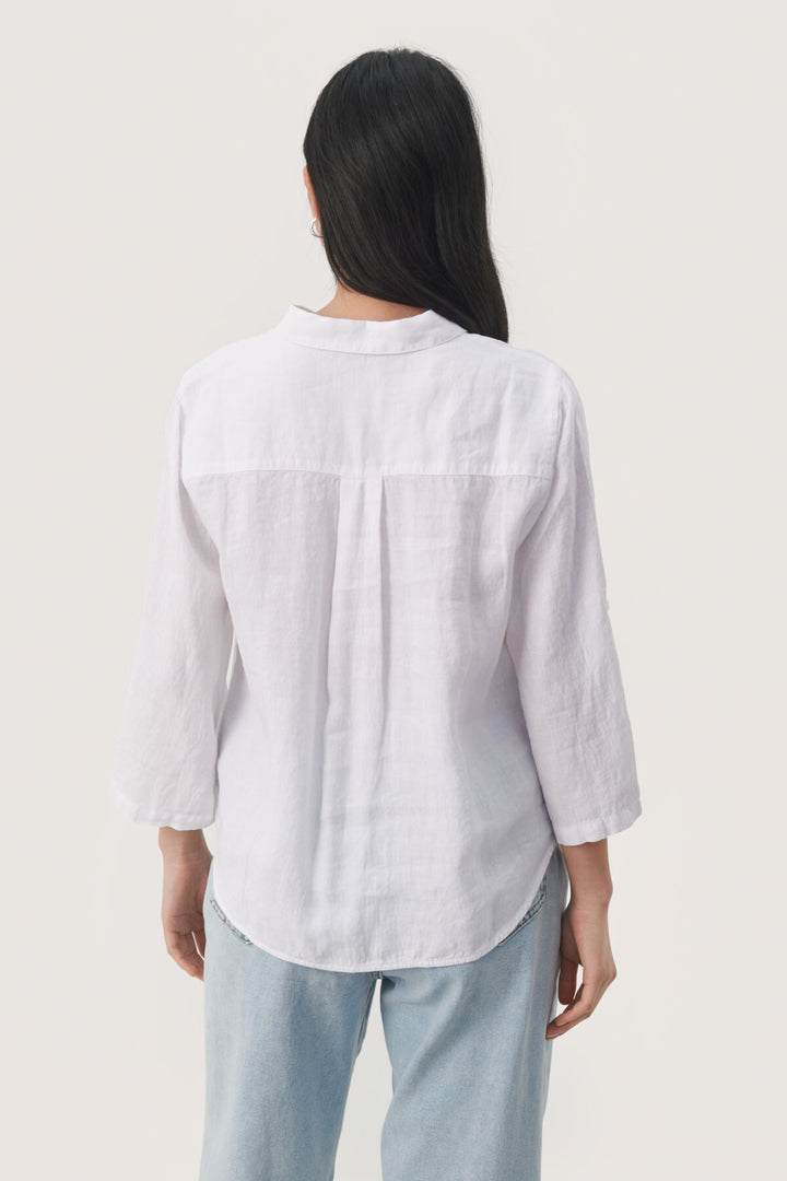 Cindiepw Shirt Bright White | Skjorter og bluser | Smuk - Dameklær på nett