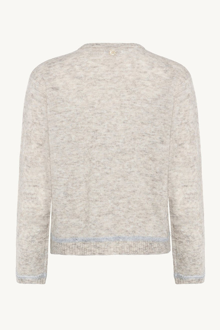 Claire Knit Snow White Melange | Genser | Smuk - Dameklær på nett