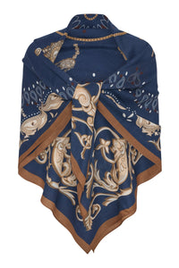 Classy Scarf Shaded Blue