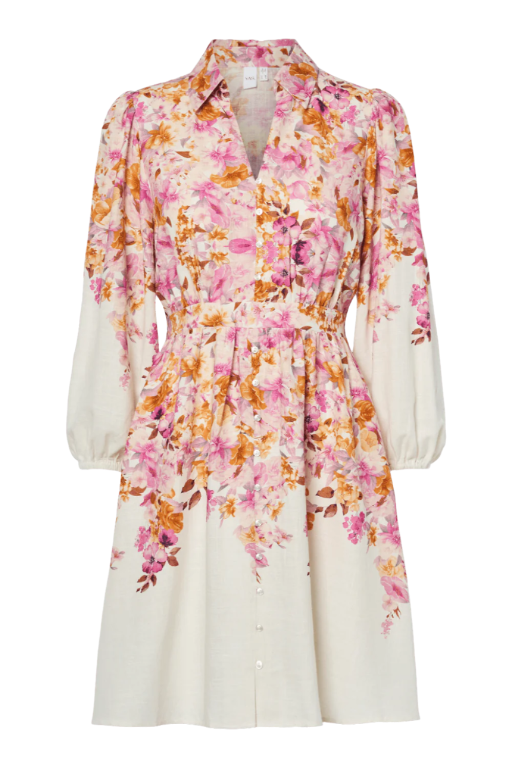 Cleo Ls Dress Birch Cleo Print | Kjoler | Smuk - Dameklær på nett