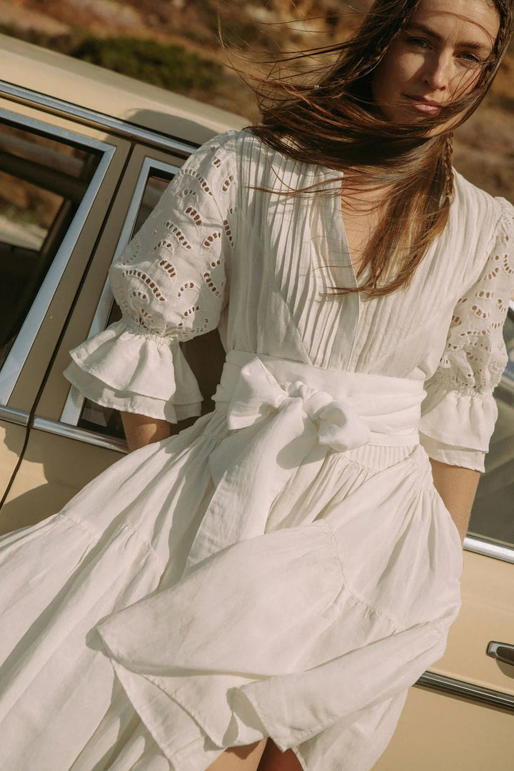 Coco Short Dress Offwhite | Kjoler | Smuk - Dameklær på nett