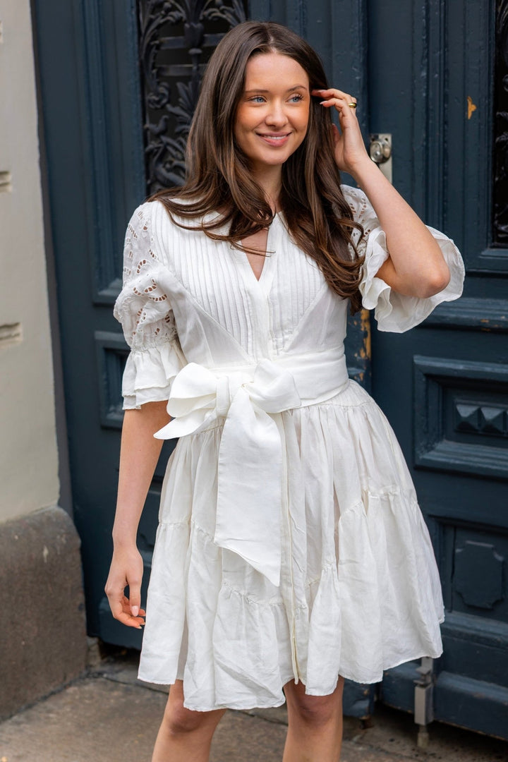 Coco Short Dress Offwhite | Kjoler | Smuk - Dameklær på nett