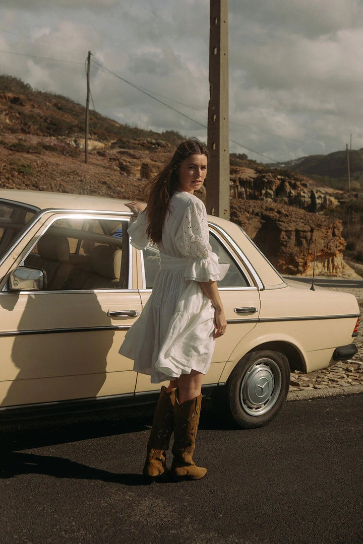 Coco Short Dress Offwhite | Kjoler | Smuk - Dameklær på nett