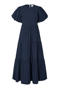 Colea Ss Ankle Dress Navy Blazer