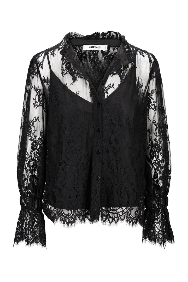 Cornelia Blouse Black | Skjorter og bluser | Smuk - Dameklær på nett