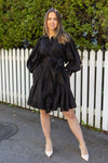 Cotton Ranch Dress Black