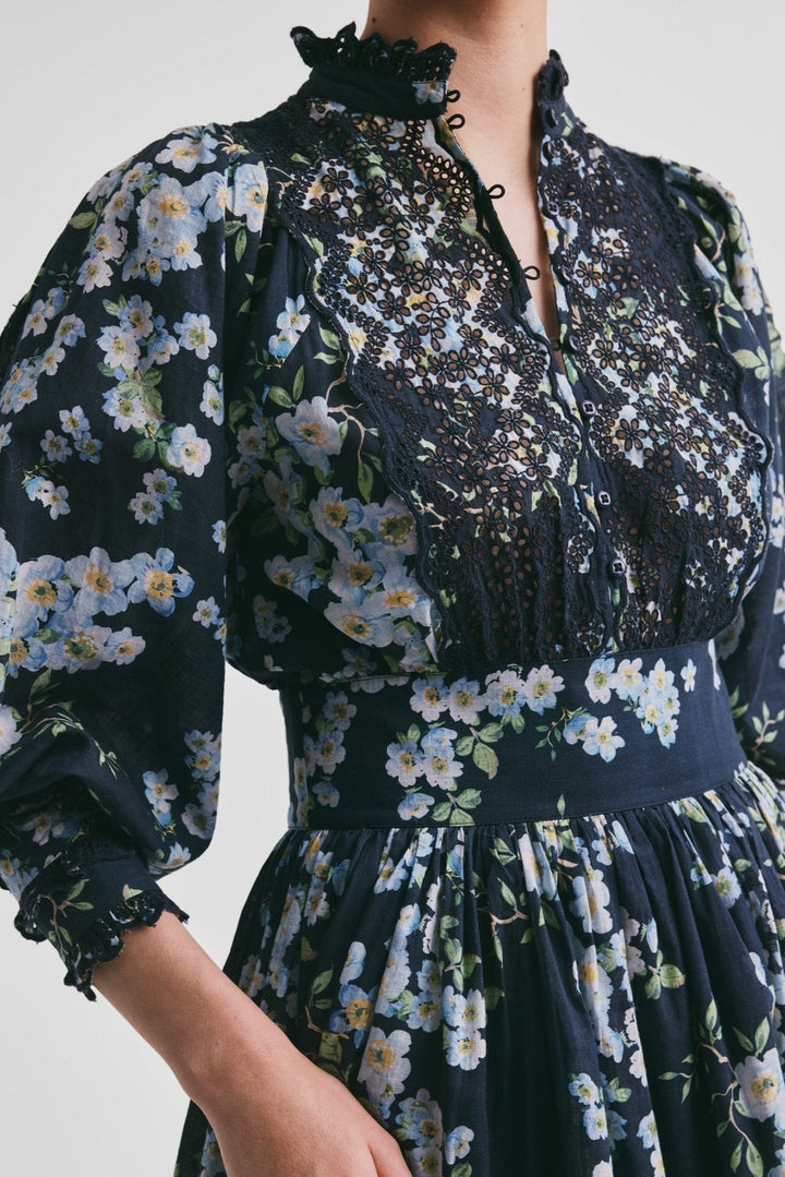 Cotton Slub Mini Dress Cherry Blossom | Kjoler | Smuk - Dameklær på nett